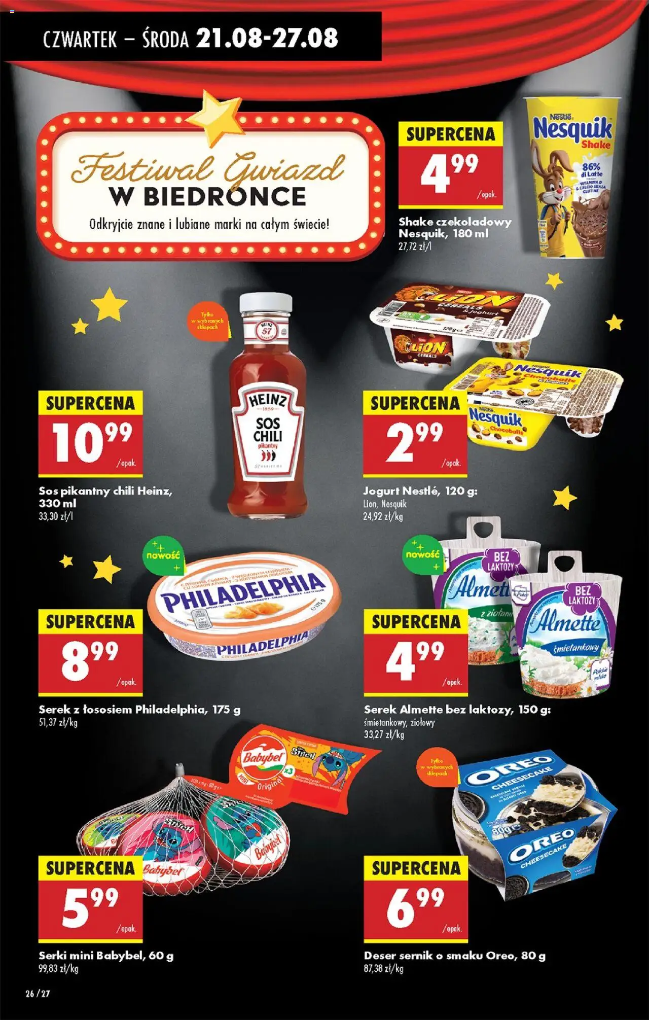 Biedronka gazetka - Oferta w tym tygodniu od 21.08.2025 | Strona: 30 | Produkty: Chili, Cream cheese, Serek, Sos