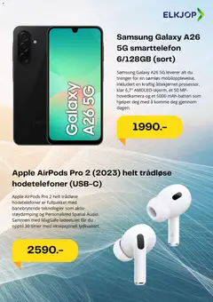 Forhåndsvisning av Elkjøp kundeavis gyldig fra 04.11.2025 | Side: 3 | Produkter: Clémentine, Smarttelefon, Hodetelefoner