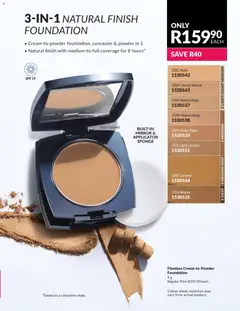 Avon specials catalogue – valid from 01.03.2026 | Page: 39 | Products: Mirror, Foundation, Concealer, Powder