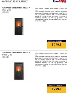 Anteprima del volantino Eurobrico Stufe a Pellet catalogo valido a partire dal 23.07.2025 | Pagina: 5 | Prodotti: Pellet, Stufa a pellet, Stufa