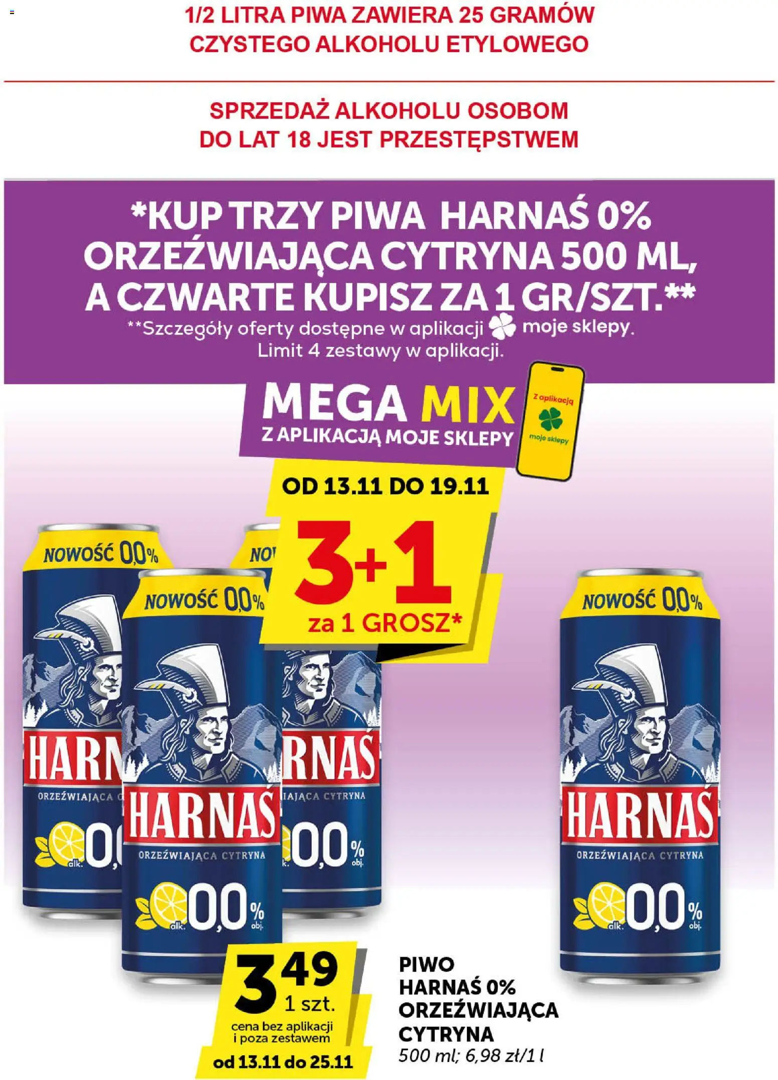 ABC Gazetka - Minimarket od 13.11.2025 | Strona: 5 | Produkty: Cytryna, Harnaś, Piwo