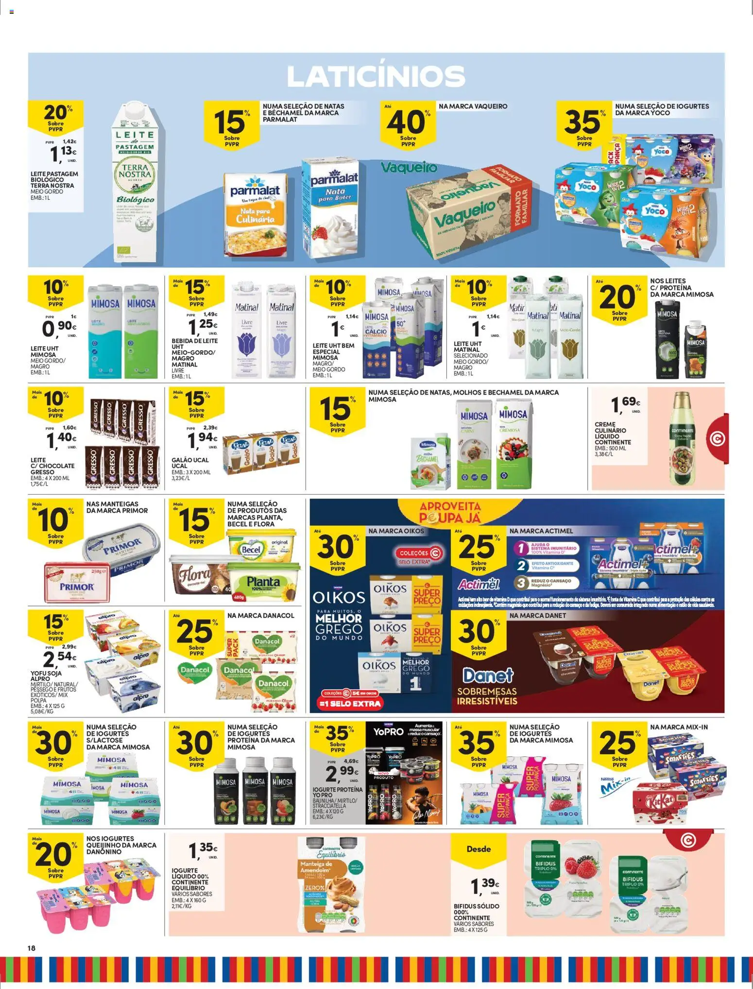 Continente - Madeira │ válido de 26.12.2025 | Página: 18 | Produtos: Soja, Cálcio, Iogurte, Proteina