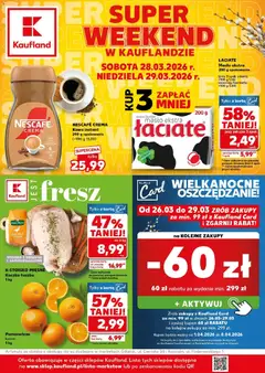 Pogląd oferty "Kaufland gazetka - Super Weekend" - ważna od 28.03.2026