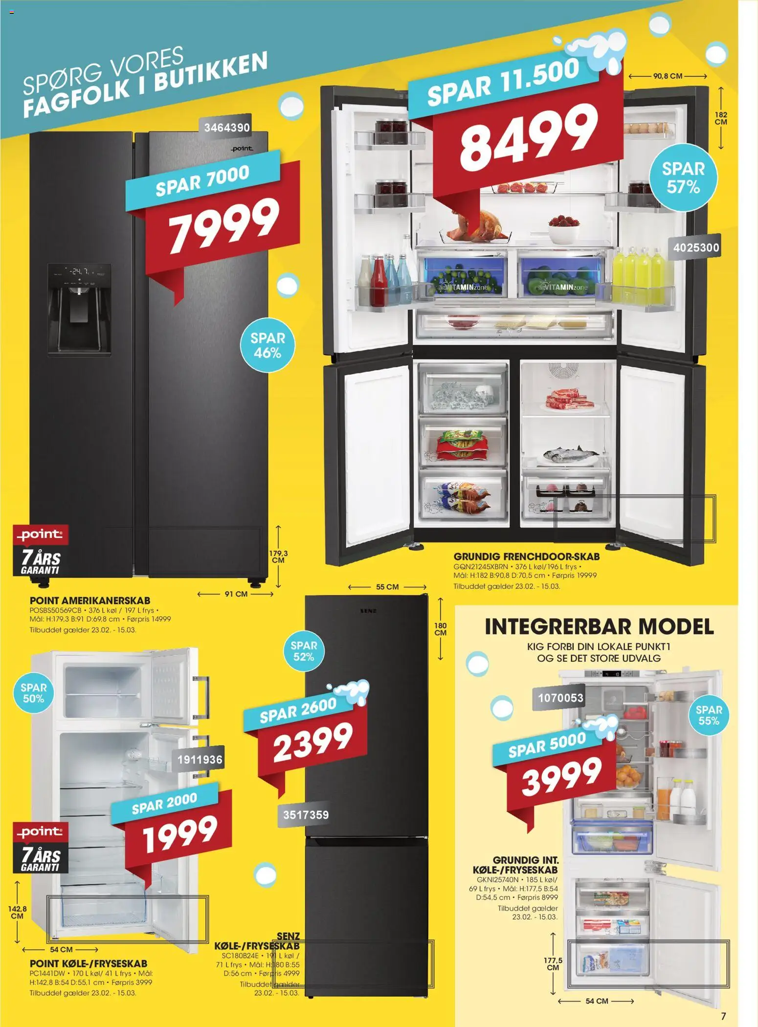 Punkt1 tilbudsavis – gyldig fra 23.02.2026 | Side: 7