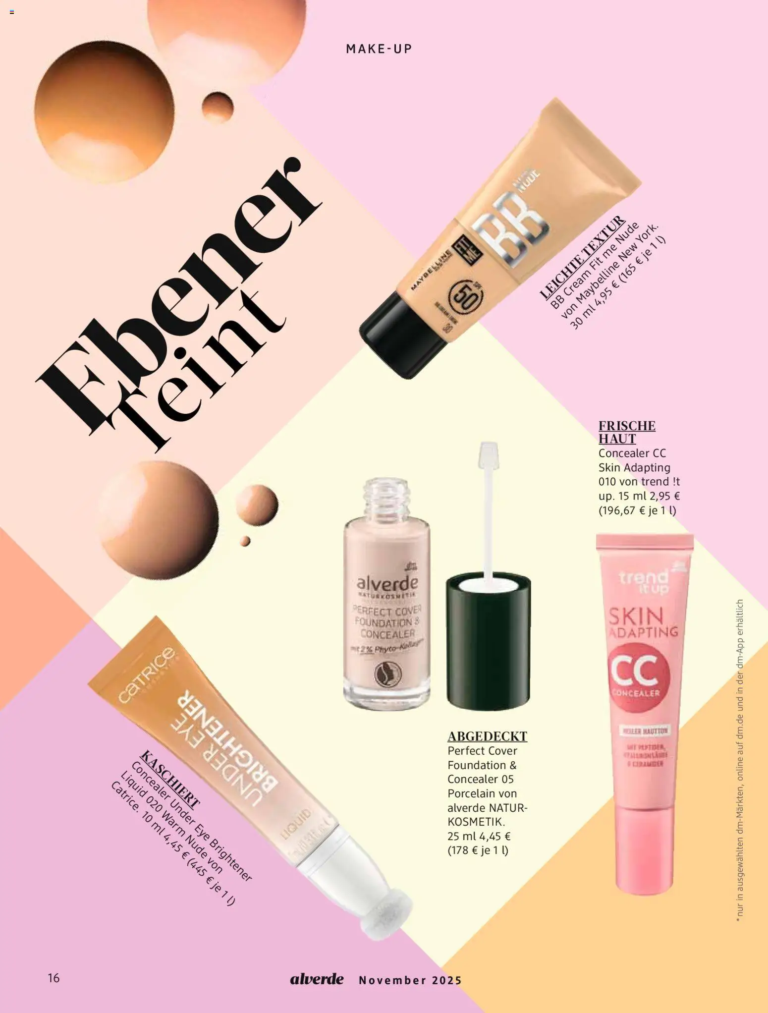 dm drogerie Prospekt 	 – gültig ab 01.11.2025 | Seite: 16