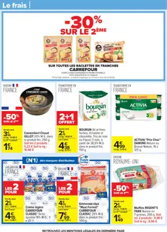 Carrefour - Prévisualisation de Carrefour Le mois vip, des promos très importantes valide à partir de 24.02.2026 | Page: 45 | Produits: Emmental, Raclette, Lait, Camembert