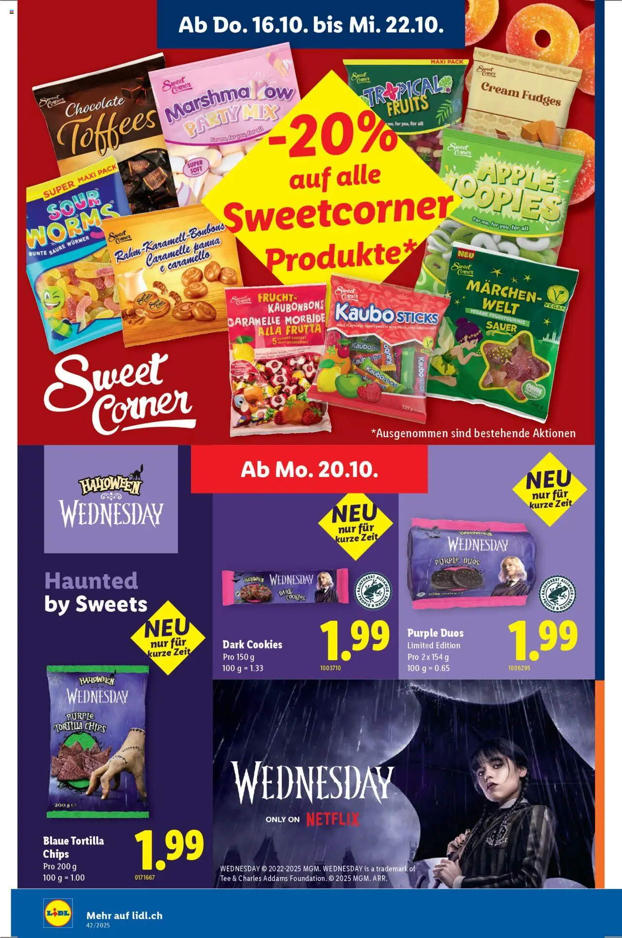 Lidl Aktionen – gültig ab 16.10.2025 | Seite: 24 | Produkte: Tee, Chips, Apple, Toner