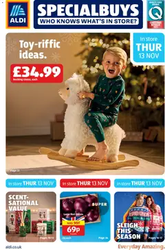 Preview of Aldi - Weekly offers UK Specialbuys valid from 13.11.2025