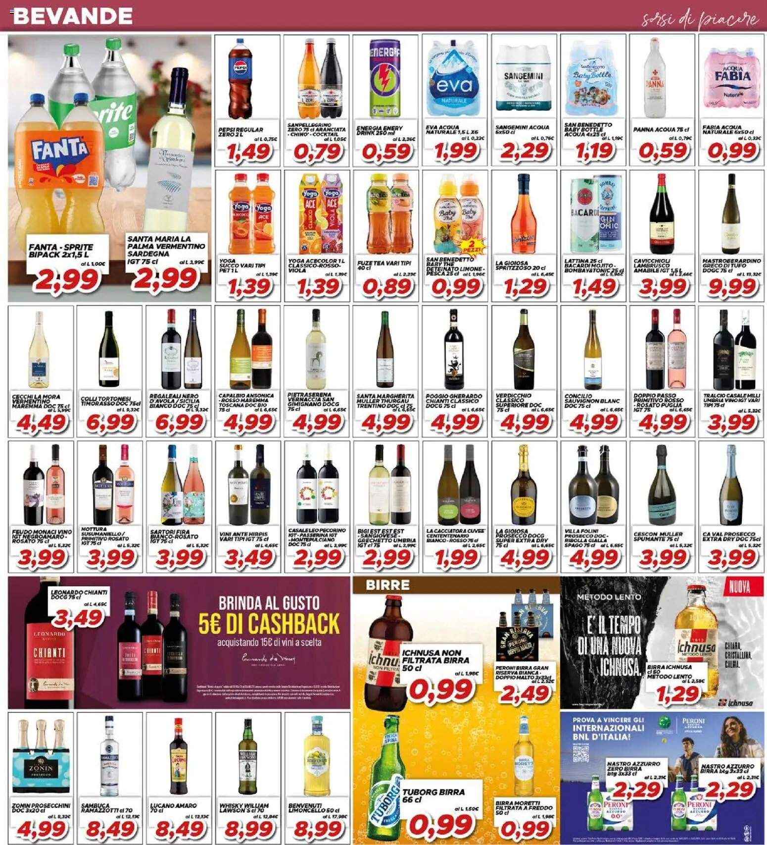 Volantino Ma Supermercati del 07.04.2026 | Pagina: 14 | Prodotti: Succo, Limone, Pepsi, Pecorino