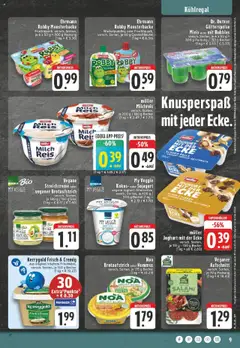 müller Joghurt mit der Ecke, versch. Sorten, je 113 g - 150 g Becher - gültig ab dem 18.08.2025 | Seite: 9