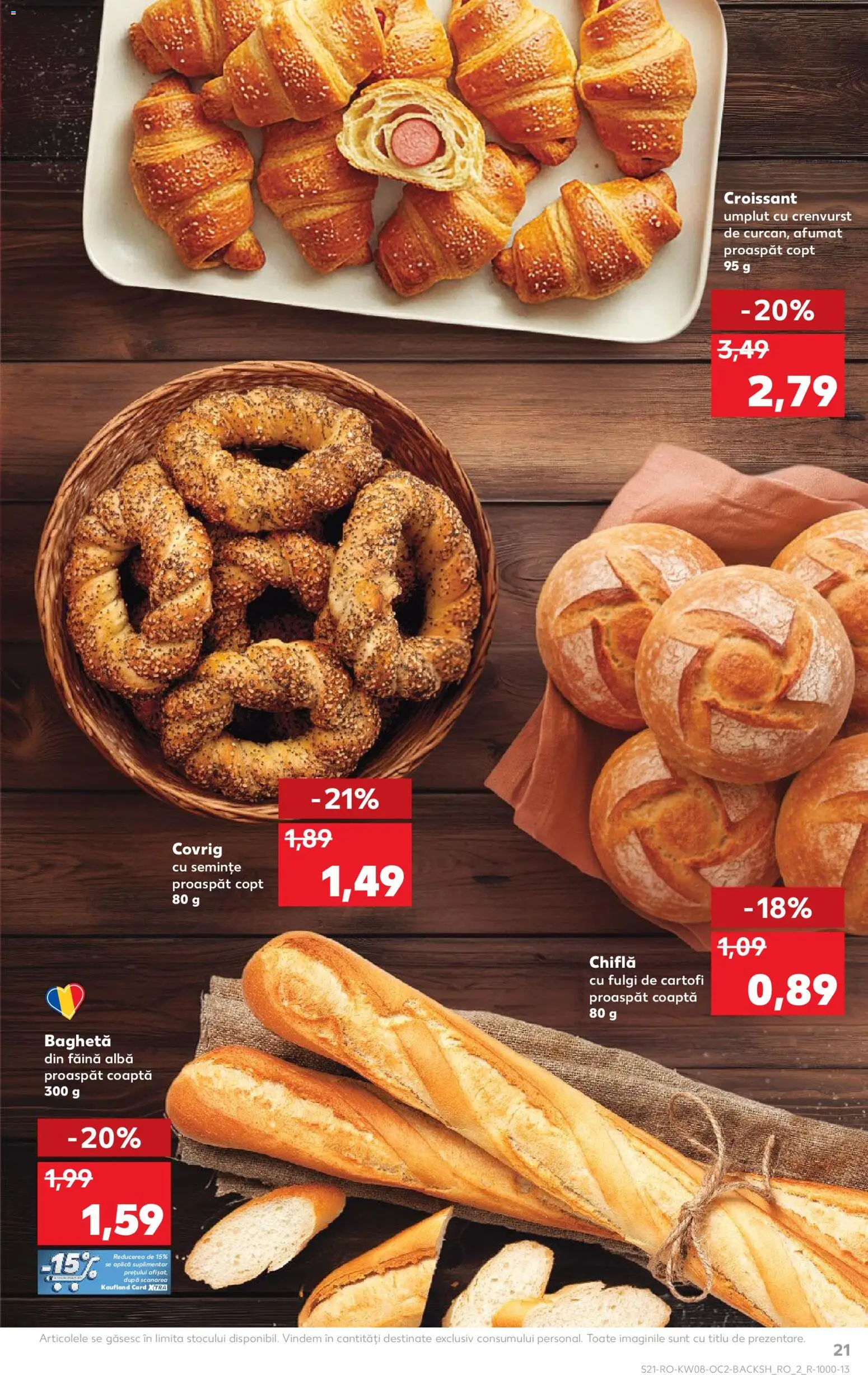 Noul catalog Kaufland – valabil de la 18.02.2026 | Pagină: 21 | Produse: Semințe, Chiflă, Fulgi, Cartofi