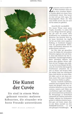 Wein, Weine bestehen nicht nur aus einer einzelnen Rebsorte, sondern gleich aus einem Team verschiedener Sorten. ab 01.02.2026 gültig | Seite: 80 | Produkte: Wein