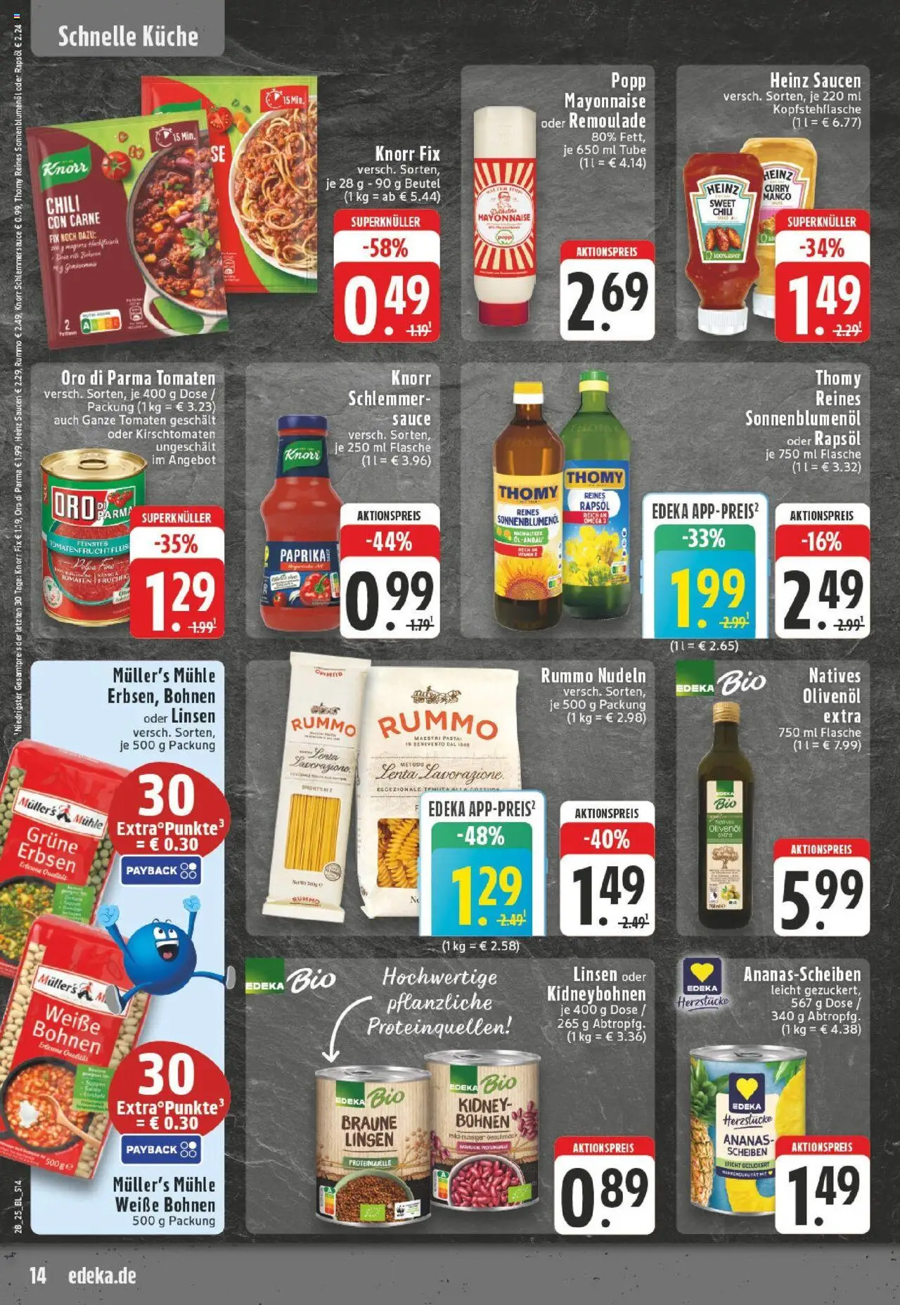 Edeka prospekt Dortmund	 - gültig ab dem 06.07.2025 | Seite: 14 | Produkte: Sonnenblumenol, Olivenol, Paprika, Nudeln