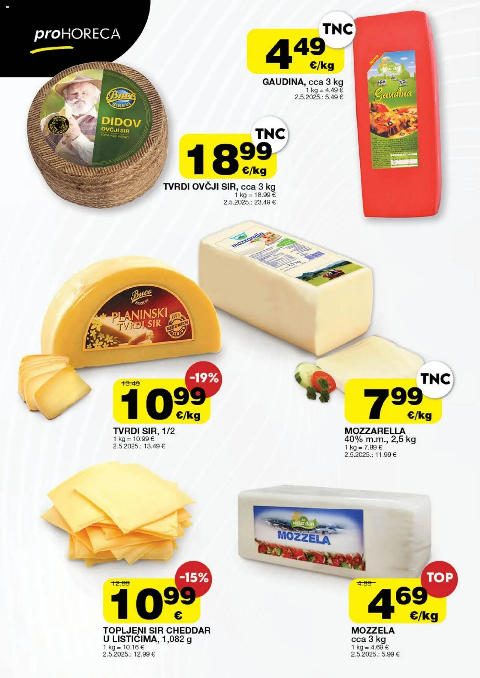 Stanić Diskont katalog | vrijedi od 19.02.2026 | Stranica: 4 | Proizvodi: Mozzarella, Sir
