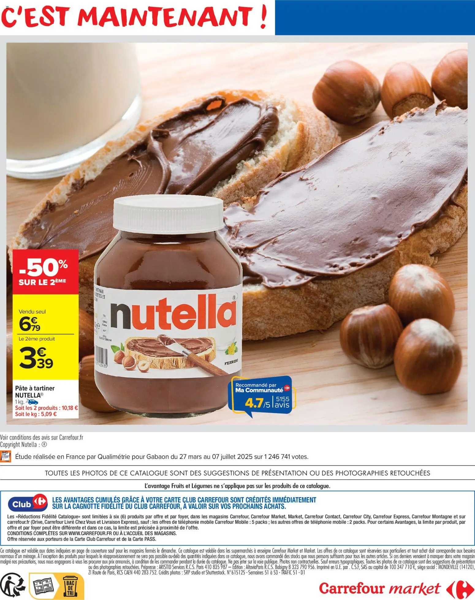 {H1} | Page: 2 | Produits: Pâte à tartiner, Couverture, Nutella, Livre