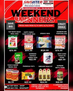 Saverite specials catalogue – valid from 23.10.2025