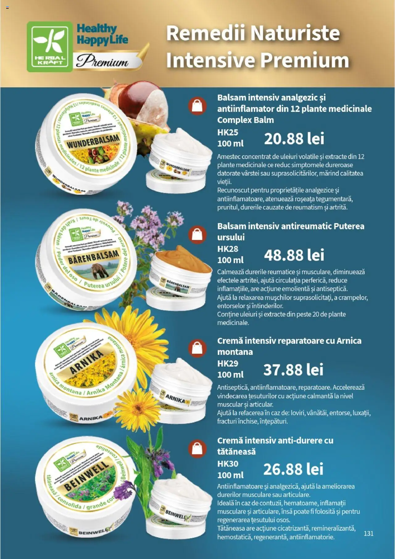Catalog Lady’s – valabil de la 01.08.2025 | Pagină: 131 | Produse: Balsam, Cremă, Pește