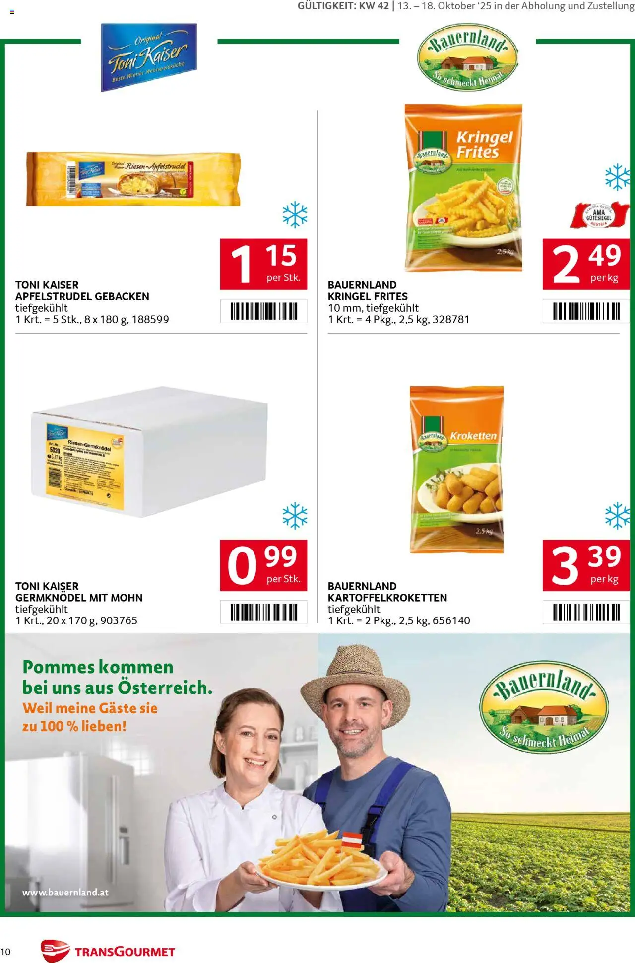 Transgourmet Eröffnungs Festwoche gültig ab 13.10.2025 | Seite: 10