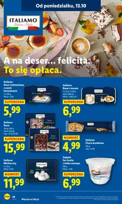 Pogląd oferty "Italiamo Ciasto drożdżowe, 385 g" - ważna od 13.10.2025 | Strona: 26