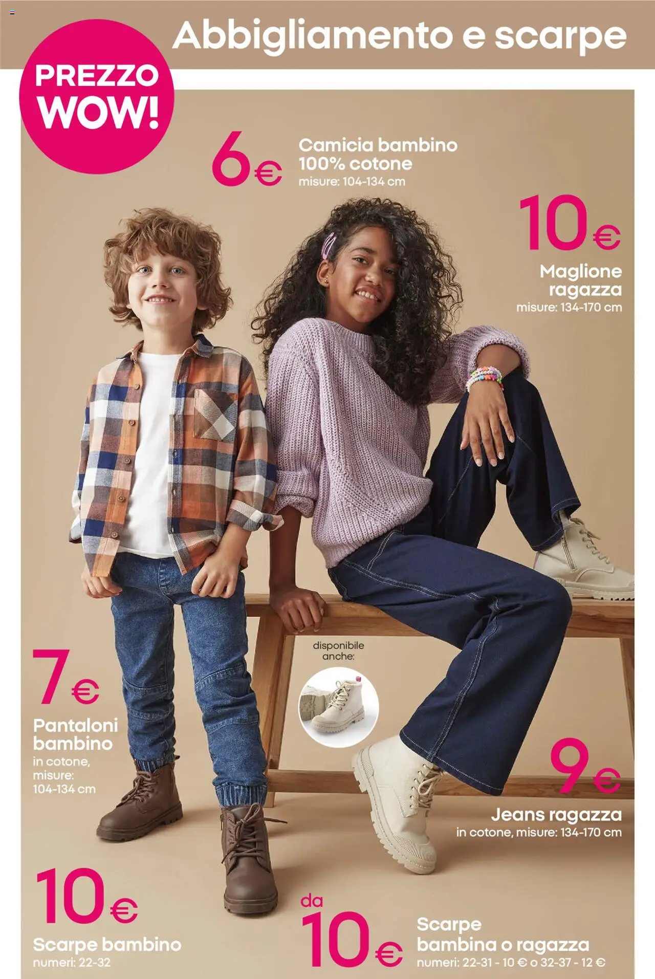 Volantino Pepco del 25.09.2025 | Pagina: 6 | Prodotti: Pantaloni, Scarpe, Maglione, Jeans