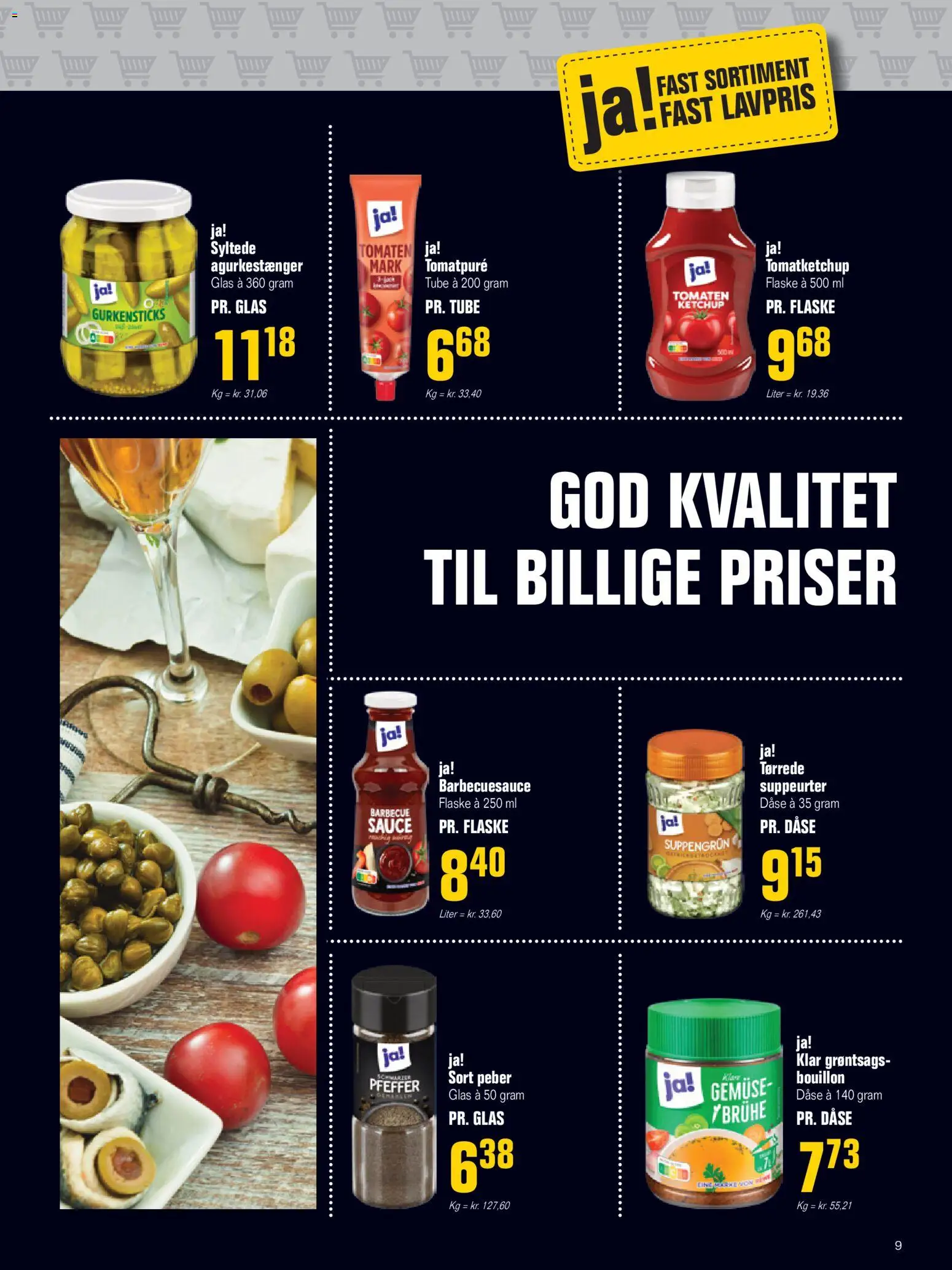 Poetzsch Padborg tilbudsavis – gyldig fra 30.10.2025 | Side: 9 | Produkter: Bouillon, Ketchup, Peber, Tomatpuré