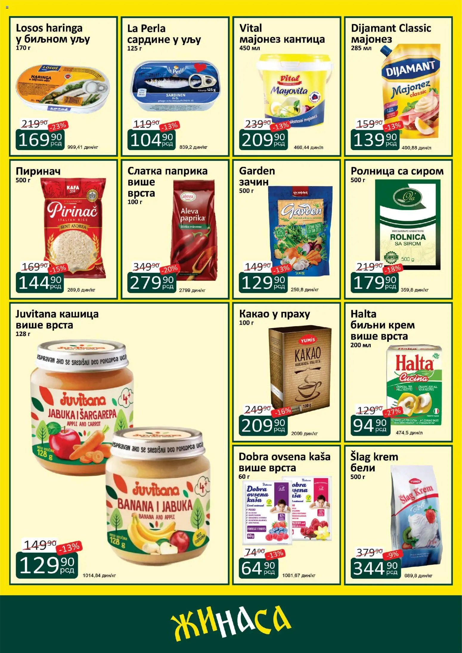 ŽINASA katalog - važi od 01.04.2026 | Strana: 4