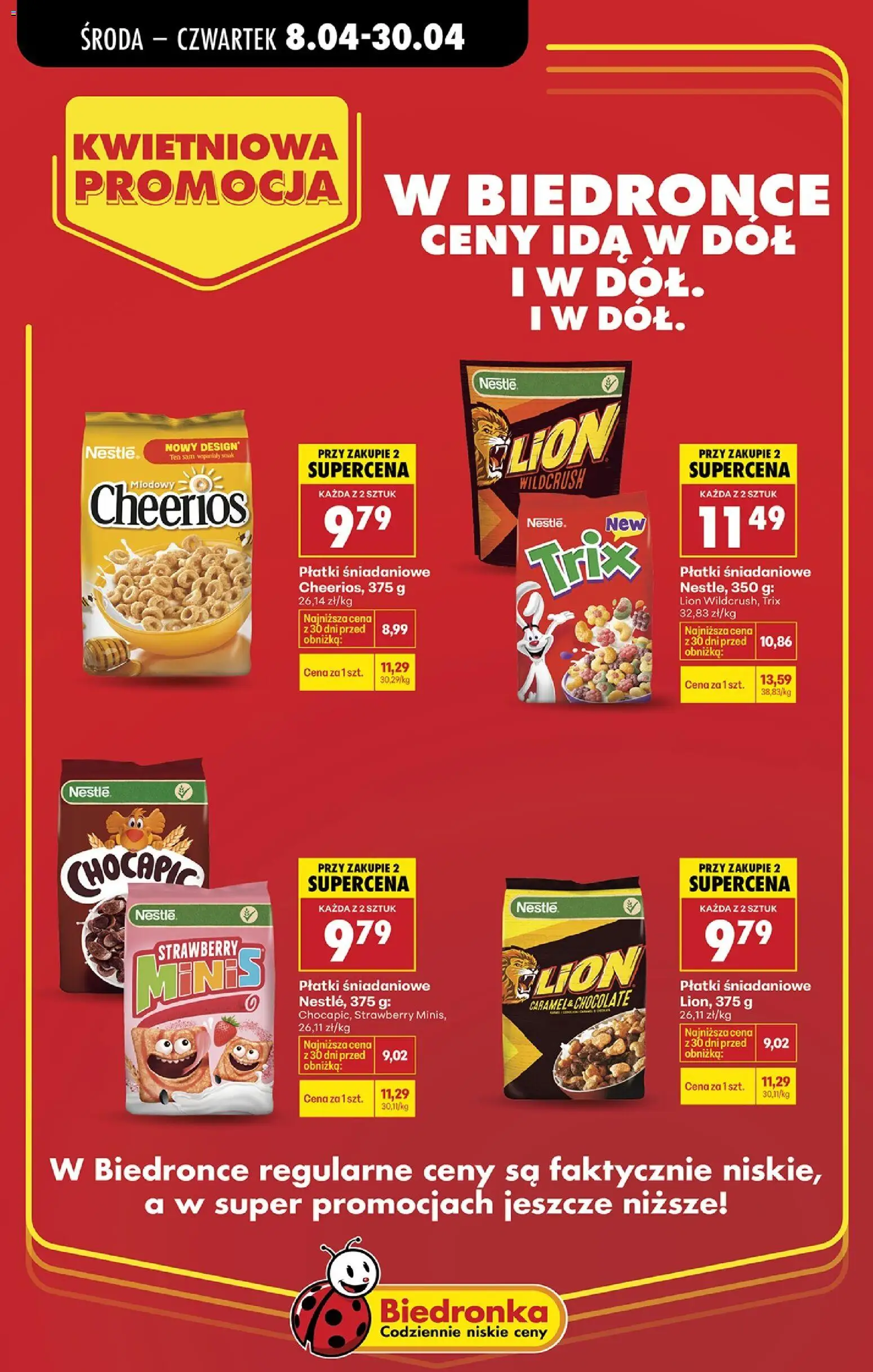 Biedronka gazetka - Kwietniowa promocja od 08.04.2026 | Strona: 20 | Produkty: Płatki śniadaniowe, Płatki