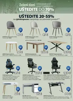 JYSK - Katalog - Pregled kataloga iz trgovine JYSK, vrijedi od 04.03.2026 | Stranica: 3 | Proizvodi: Stol, Stolica, Blagovaonska stolica, Slušalice