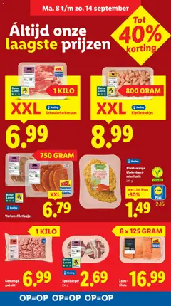  | Pagina: 12 | Producten: Gehakt, Zalm, Schnitzel, Kip