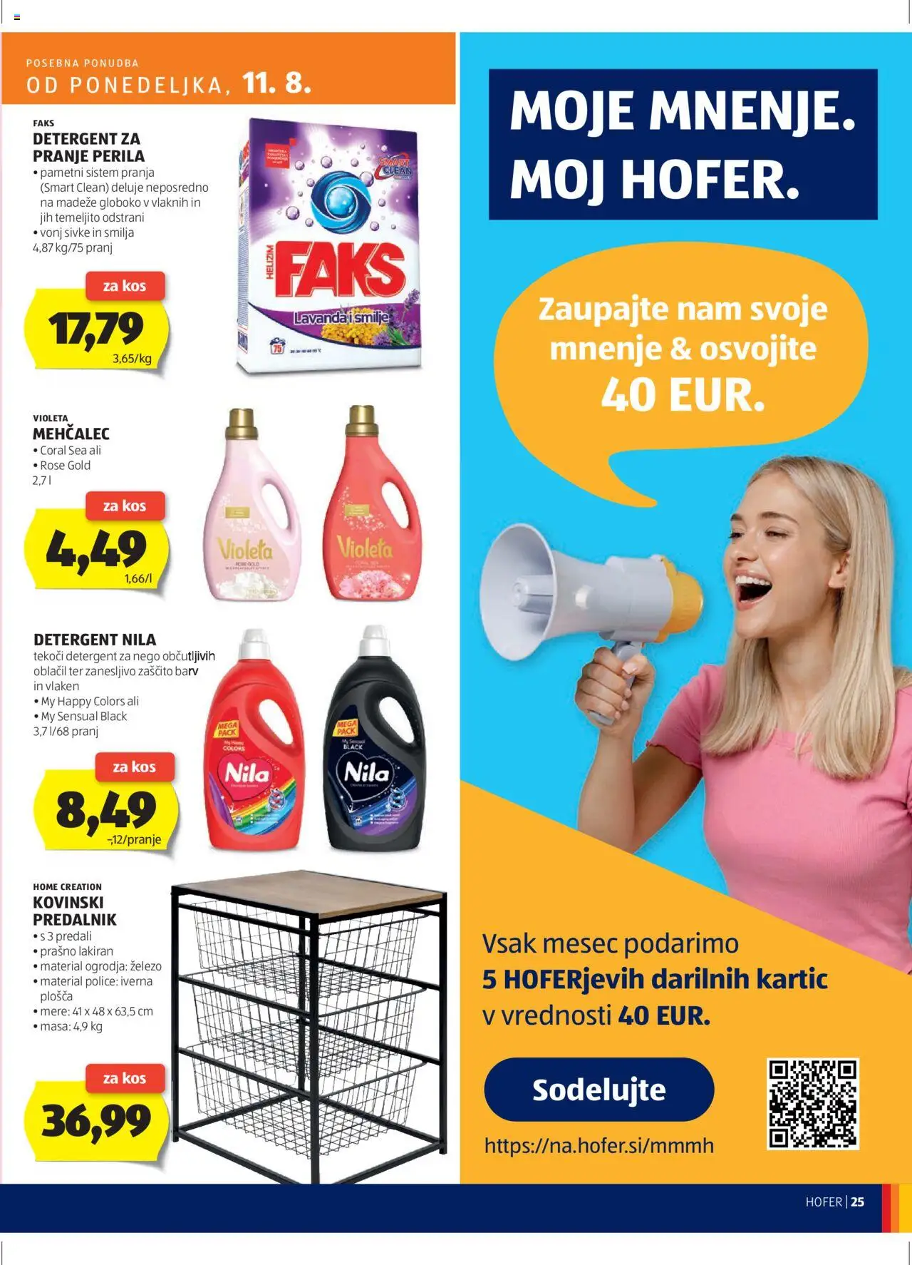 Hofer SI katalog | vrijedi od 07.08.2025 | Stranica: 25 | Proizvodi: Faks, Nila, Violeta