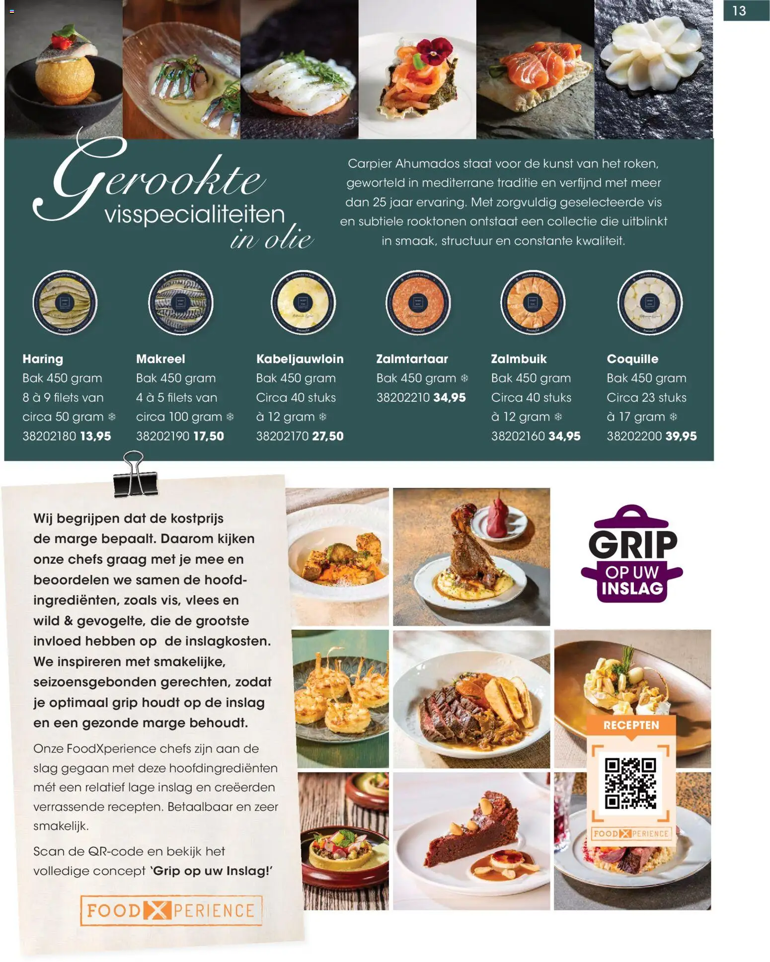 {H1} | Pagina: 13 | Producten: Olie, Kisperec, Vis