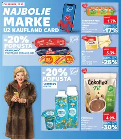 PRESIDENT Sir, Sir razne vrste 45% m.m. 400 g - Pregled kataloga iz trgovine Kaufland, vrijedi od 22.10.2025 | Stranica: 6