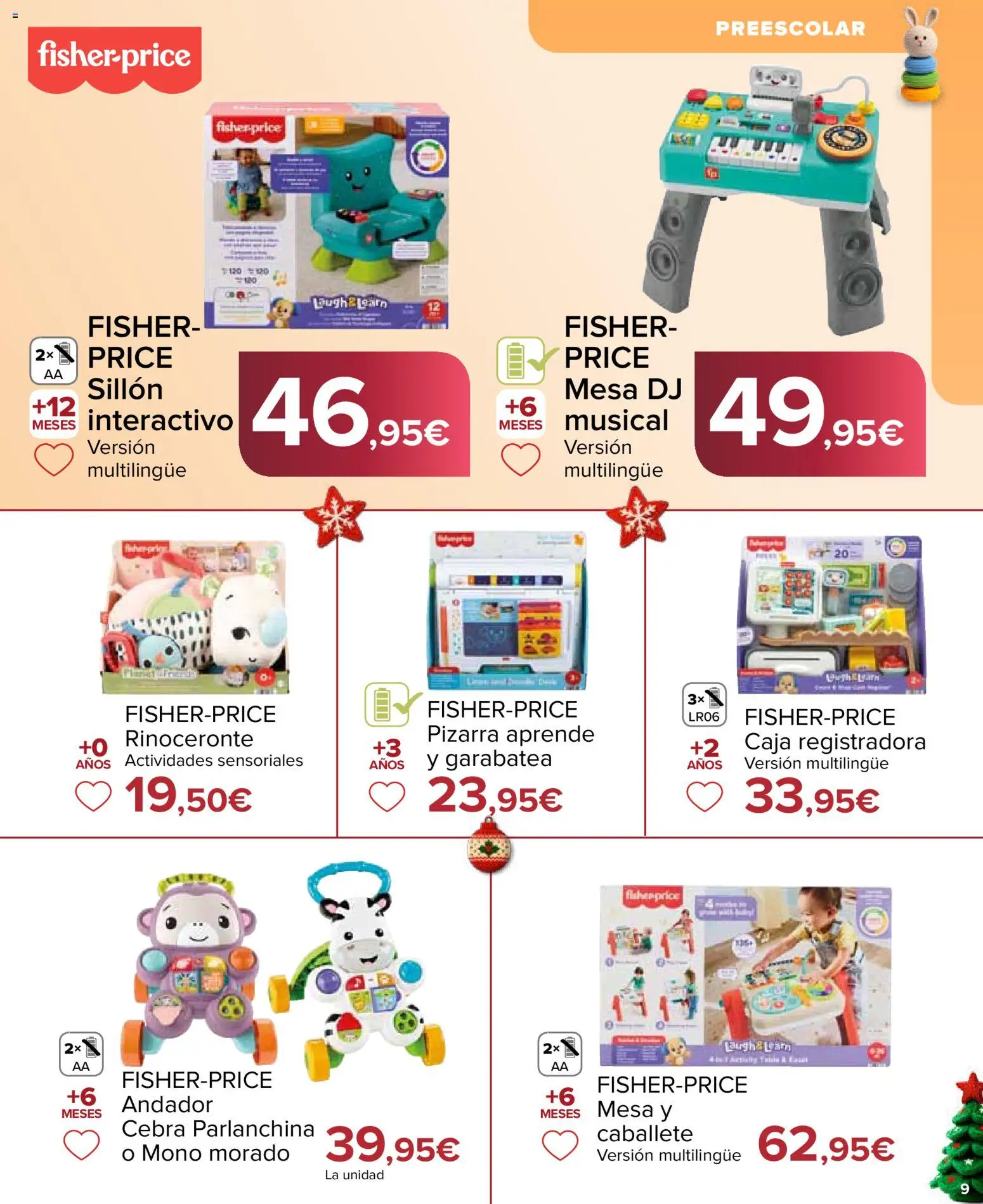Carrefour Juguetes │ válido desde el 07.11.2025 | Página: 9 | Productos: Sillón, Mesa, Caja