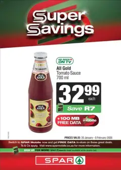 KWIKSPAR specials catalogue – valid from 20.01.2026 | Page: 10 | Products: TV, Switch, Tomato sauce, Sauce