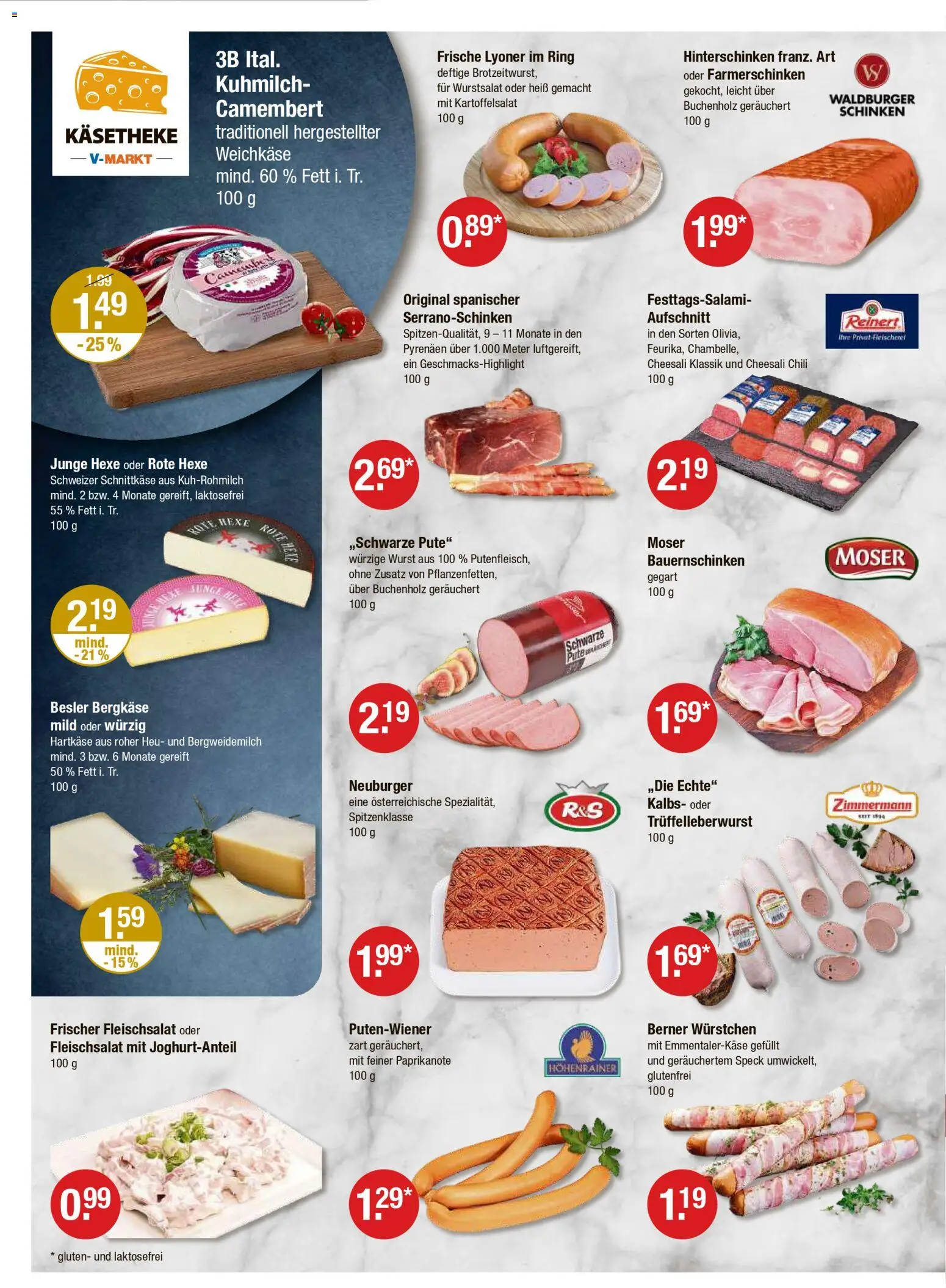 V-Markt - M&#252;nchen – gültig ab 11.12.2025 | Seite: 6 | Produkte: Pute, Wurst, Chili, Schinken