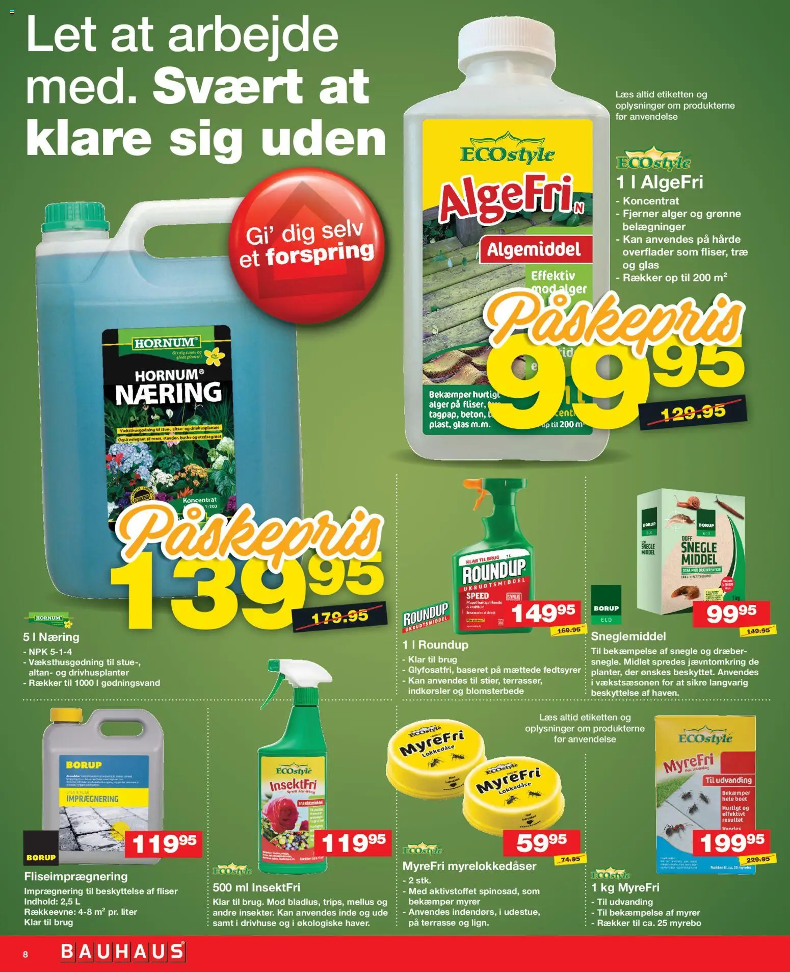 Bauhaus tilbudsavis – gyldig fra 02.04.2026 | Side: 8 | Produkter: Søm