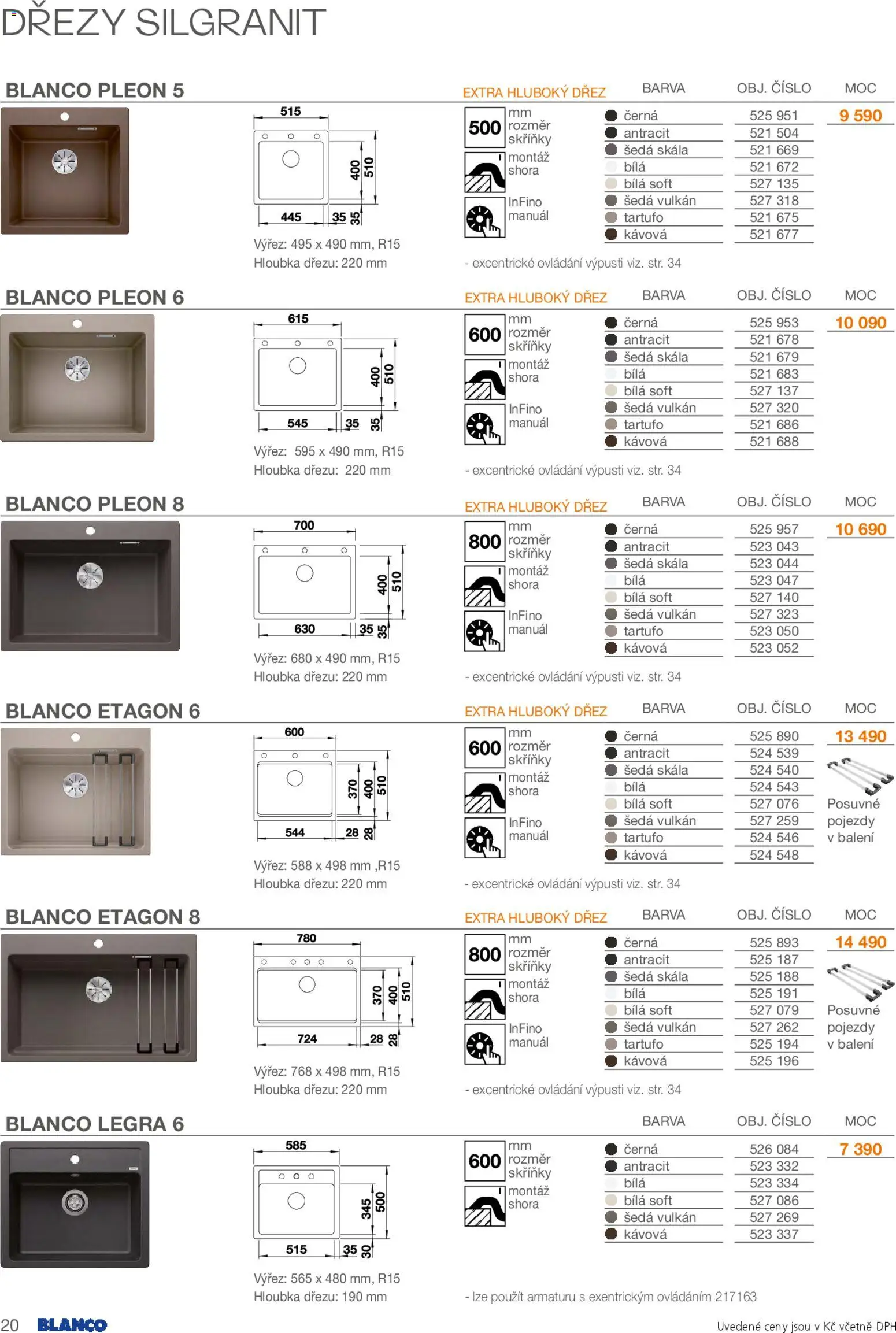 Möbelix leták - Blanco od 01.02.2026 | Strana: 20 | Produkty: Dřez