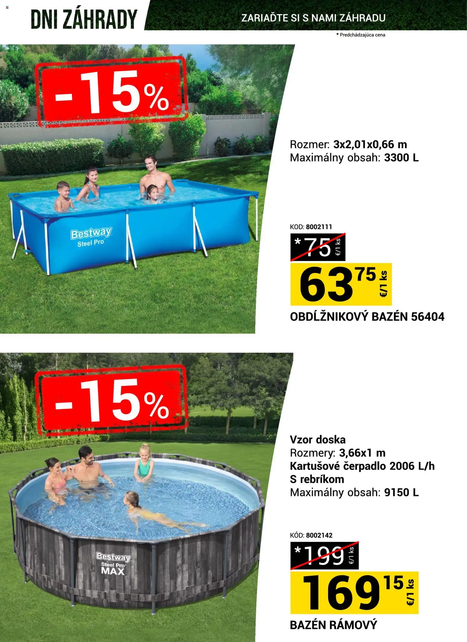 Nové Merkury Market akcie – leták je platný od 18.04.2026 | Strana: 24 | Produkty: Čerpadlo, Bazén