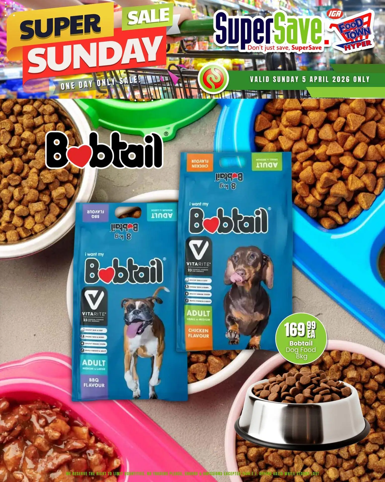 New Super Save catalogue – valid from 05.04.2026 | Page: 9 | Products: Chicken, Dog food