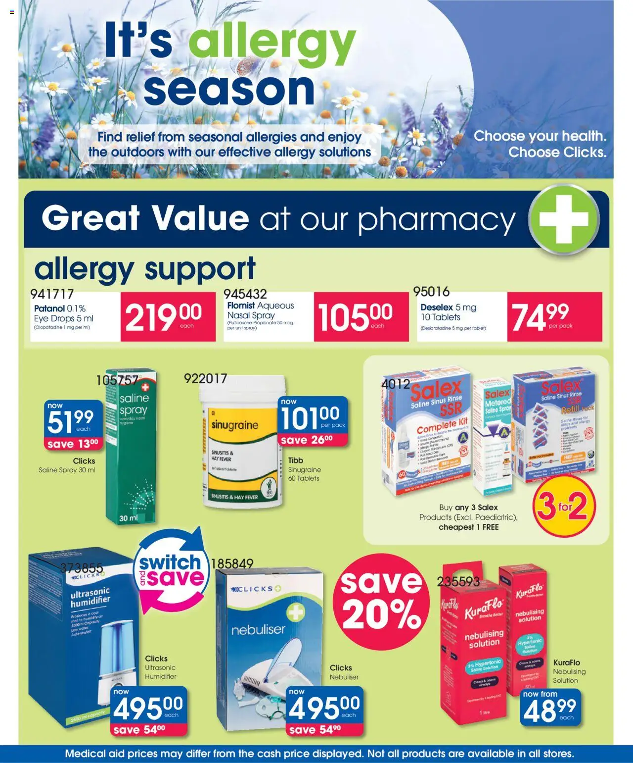 Clicks Specials │ valid from 21.08.2025 | Page: 2 | Products: Tablet, Switch, Nasal spray