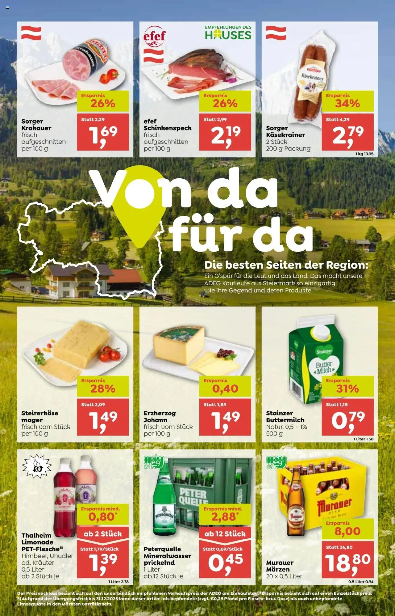 ADEG Traboch gültig ab 31.07.2025 | Seite: 6 | Produkte: Butter