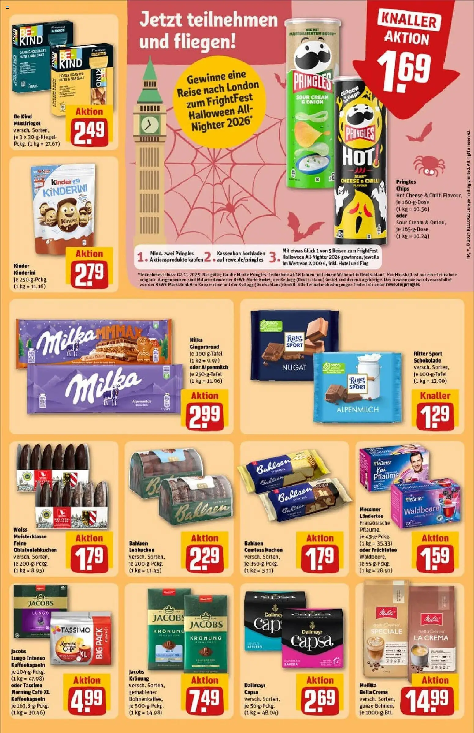 Rewe prospekt Karben	 – gültig ab 26.10.2025 | Seite: 23 | Produkte: Melitta, Schokolade, Milka, Tassimo