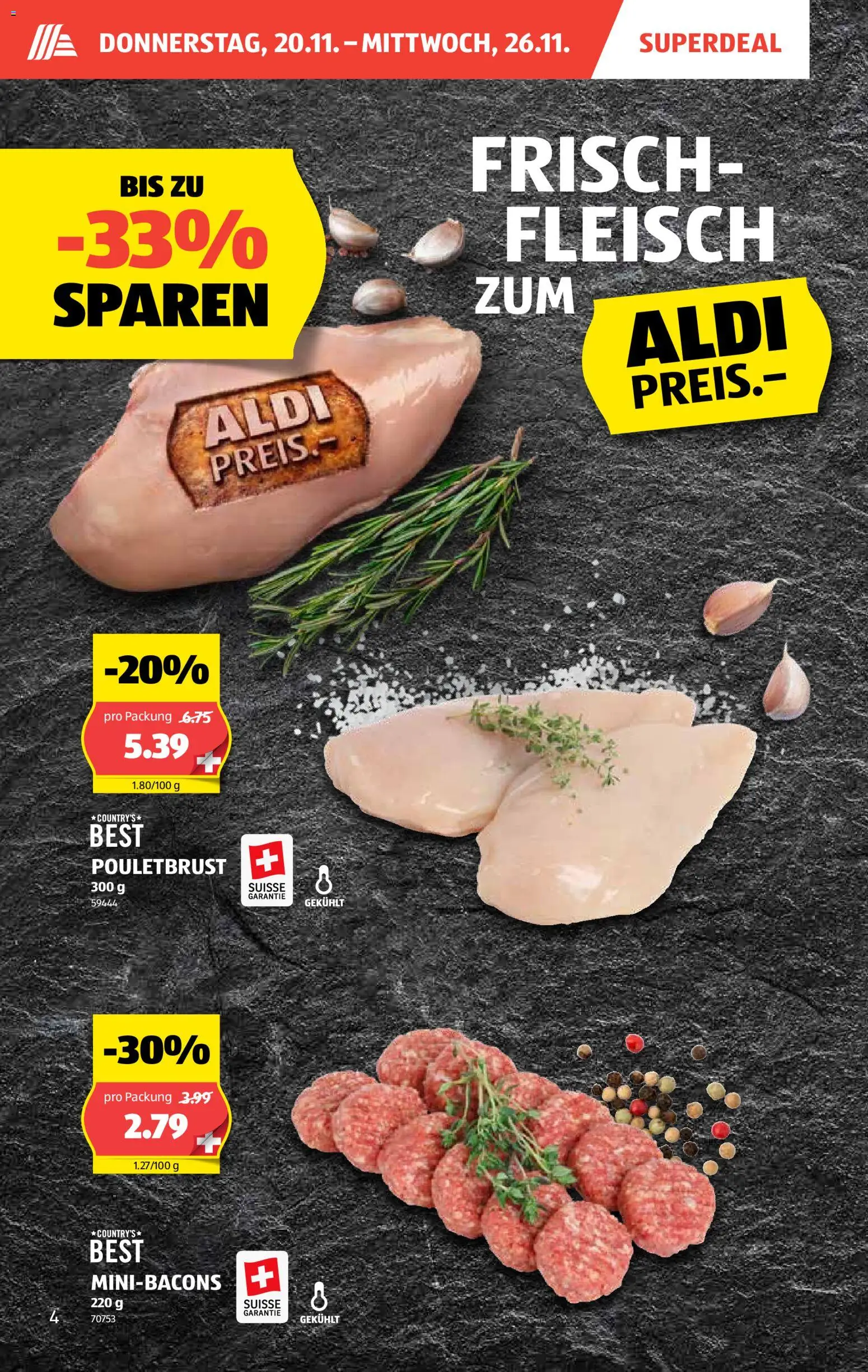 Aldi - Black Friday – gültig ab 20.11.2025 | Seite: 5 | Produkte: Pouletbrust