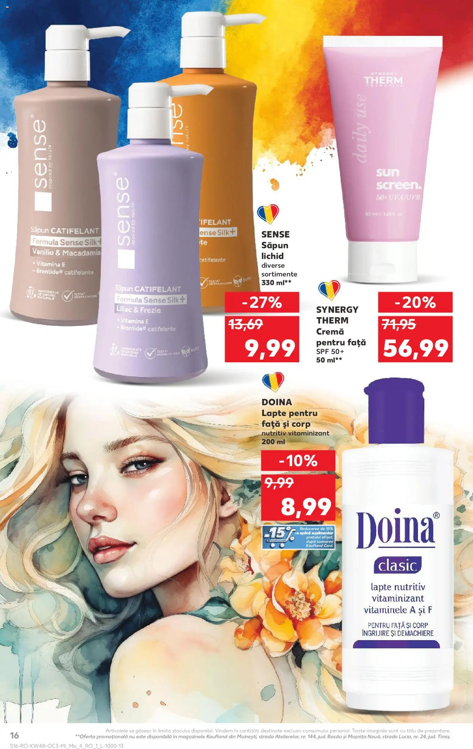 Noul catalog Kaufland – valabil de la 26.11.2025 | Pagină: 16 | Produse: Body, Cremă, Săpun, Săpun lichid