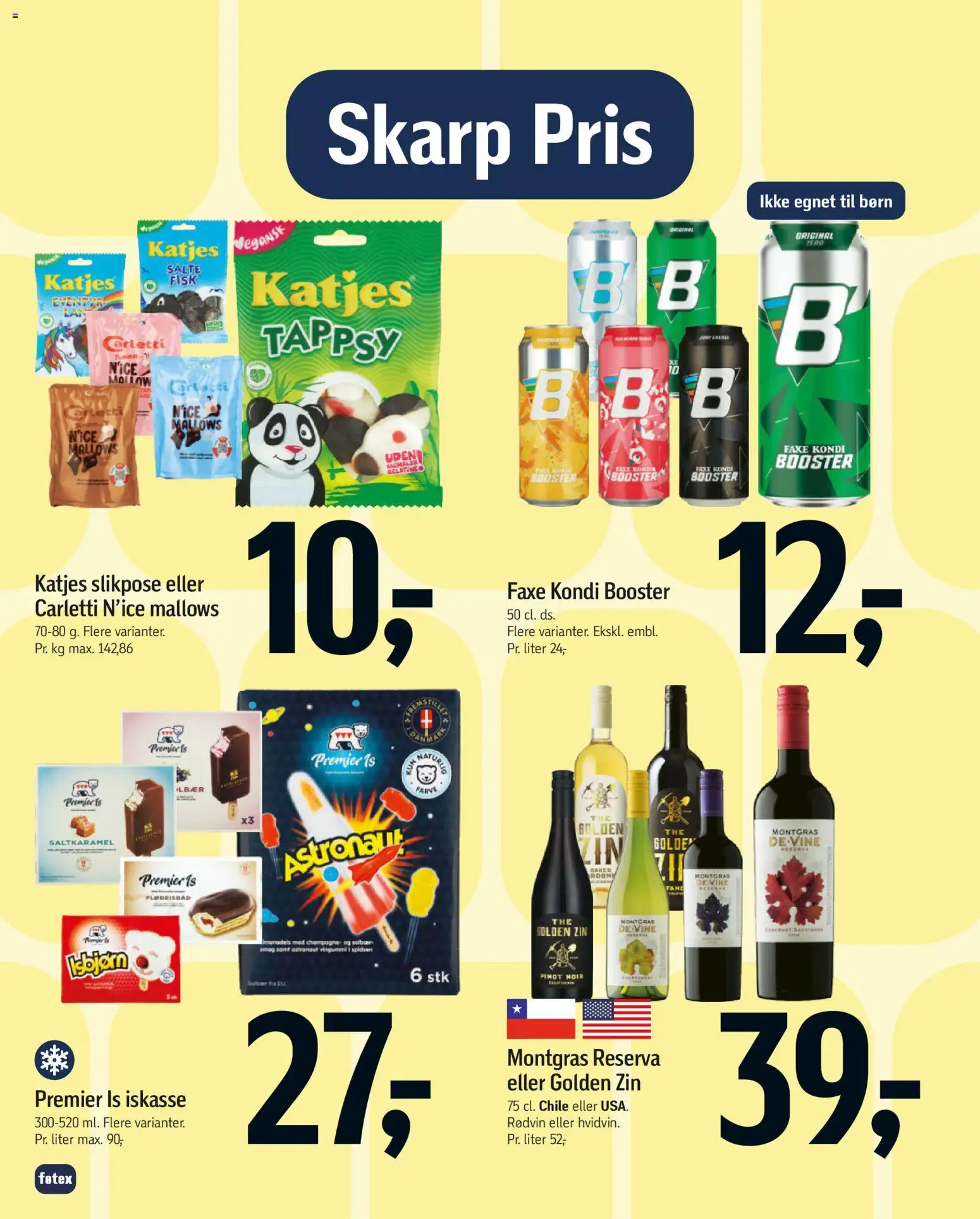 Føtex tilbudsavis – gyldig fra 20.03.2026 | Side: 7 | Produkter: Is, Faxe Kondi, Vingummi, Solbær