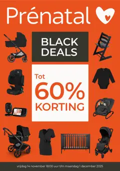 Prénatal - Blackdeals folder  - Voorbeeld van een folder van Prénatal, geldig van 14.11.2025