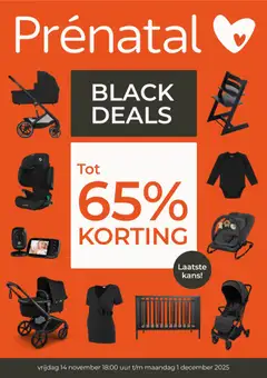 Prénatal - Blackdeals folder  - Voorbeeld van een folder van Prénatal, geldig van 14.11.2025