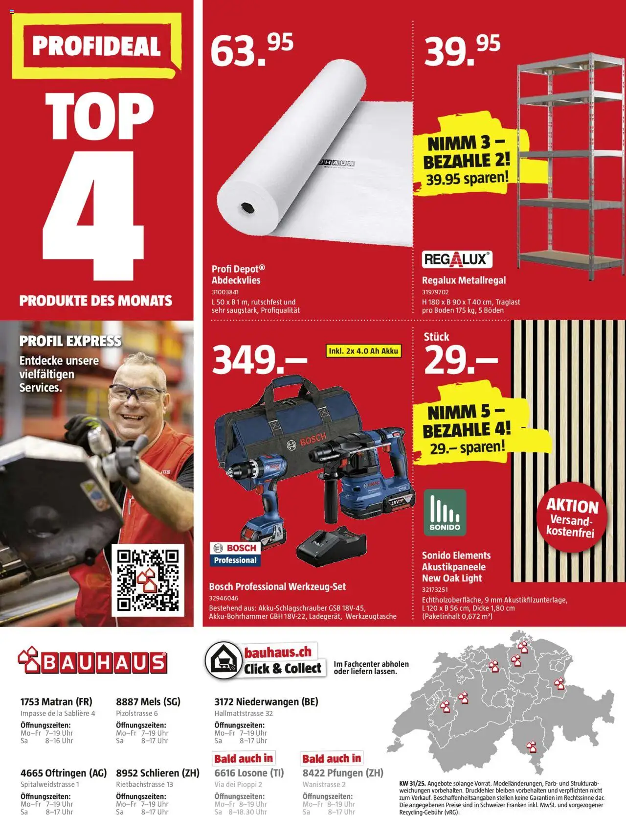 Bauhaus Aktionen ab 28.07.2025 | Seite: 32 | Produkte: Uhr, Bosch
