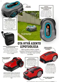  | Sivu: 9 | Tuotteet: Leikkuri, Robottiruohonleikkuri, Akku, Laturi