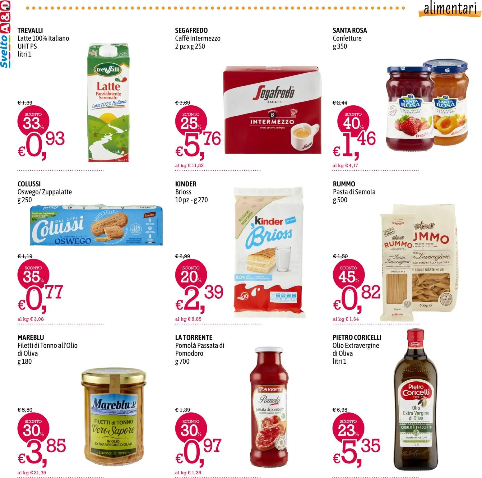 Volantino A&O del 27.11.2025 | Pagina: 6 | Prodotti: Frutta, Pomodoro, Olio, Olio extra vergine